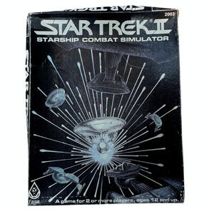 Star Trek II Starship Combat Simulator Board Game FASA Complete 1983 Vintage